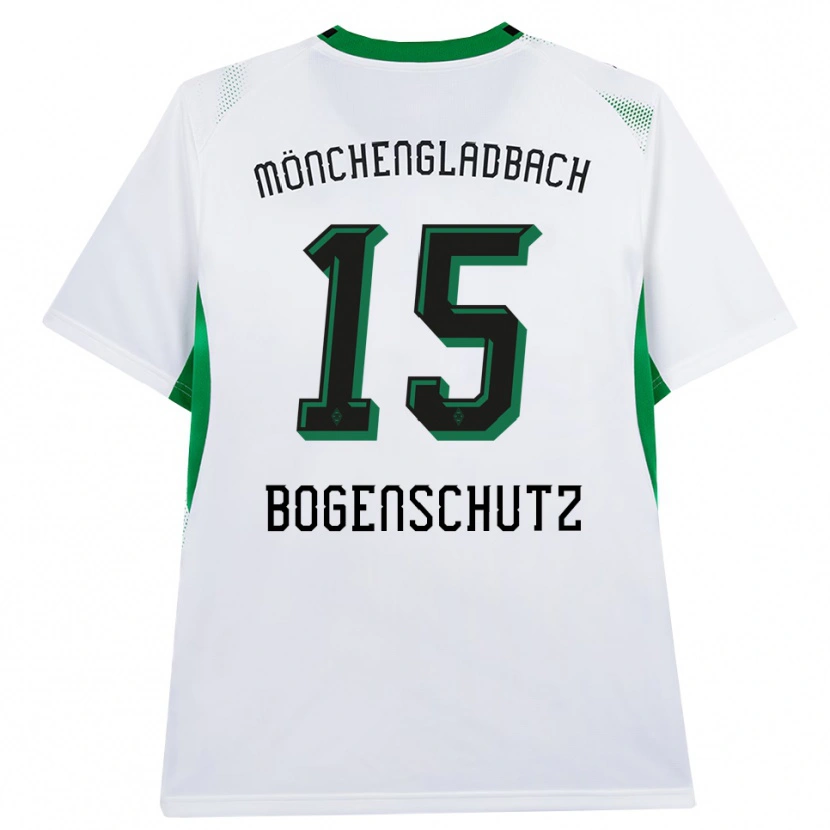 Danxen Dames Kerstin Bogenschutz #15 Wit Zwart Groen Thuisshirt Thuistenue 2026/27 T-Shirt