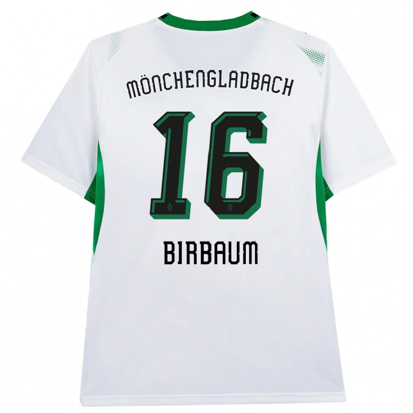 Danxen Dames Anne Birbaum #16 Wit Zwart Groen Thuisshirt Thuistenue 2026/27 T-Shirt