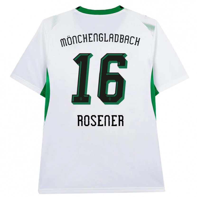 Danxen Dames Chiara Rösener #16 Wit Zwart Groen Thuisshirt Thuistenue 2026/27 T-Shirt