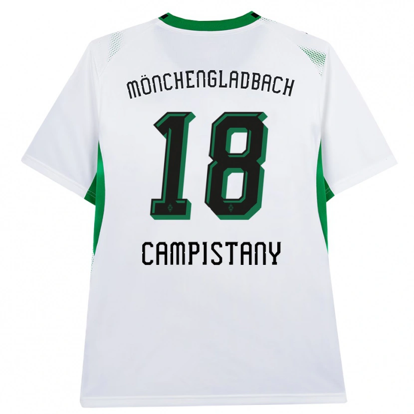 Danxen Dames Erik Corominas Campistany #18 Wit Zwart Groen Thuisshirt Thuistenue 2026/27 T-Shirt