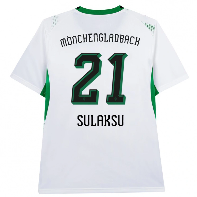 Danxen Dames Ozan Sulaksu #21 Wit Zwart Groen Thuisshirt Thuistenue 2026/27 T-Shirt