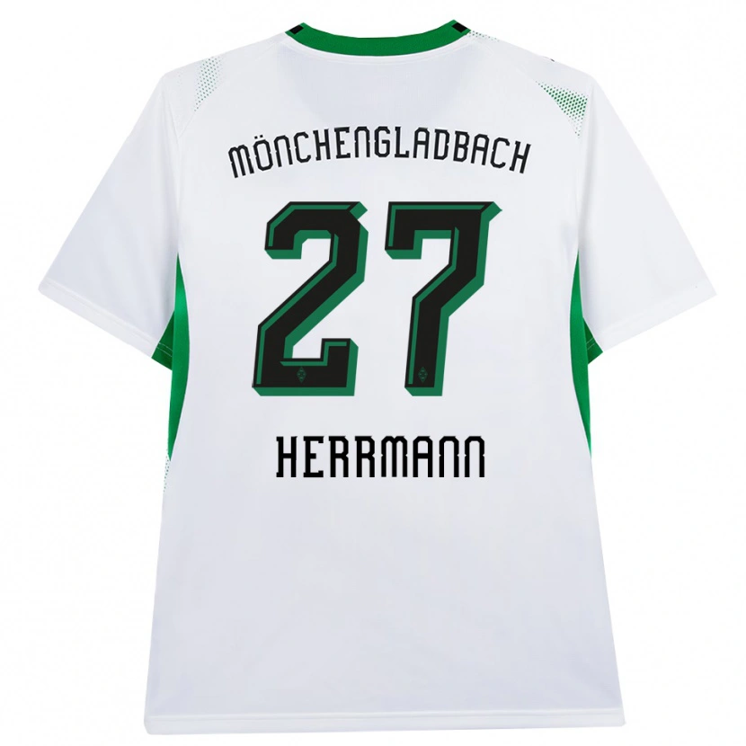 Danxen Dames Michelle Herrmann #27 Wit Zwart Groen Thuisshirt Thuistenue 2026/27 T-Shirt