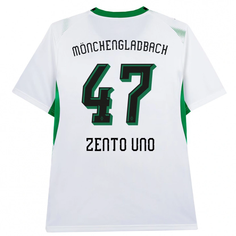 Danxen Dames Zento Uno #47 Wit Zwart Groen Thuisshirt Thuistenue 2026/27 T-Shirt