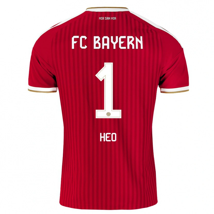 Danxen Dames Jae-Won Heo #1 Rood Wit Blauw Thuisshirt Thuistenue 2026/27 T-Shirt
