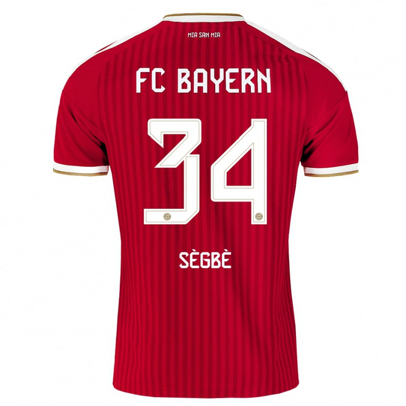 Danxen Dames Désiré Sègbè #34 Rood Wit Blauw Thuisshirt Thuistenue 2026/27 T-Shirt