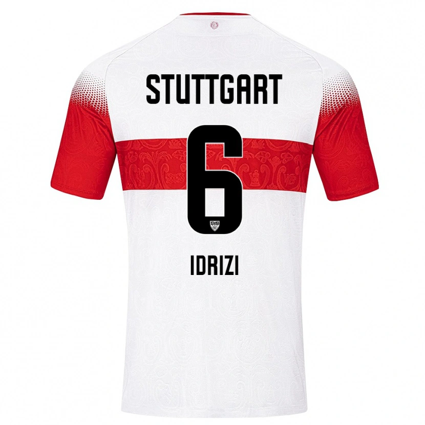 Danxen Dames Almand Idrizi #6 Wit Rood Geel Thuisshirt Thuistenue 2026/27 T-Shirt