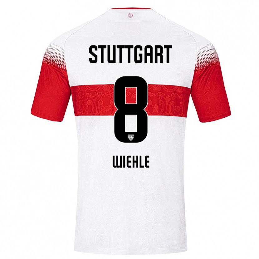 Danxen Dames Enrico Wiehle #8 Wit Rood Geel Thuisshirt Thuistenue 2026/27 T-Shirt