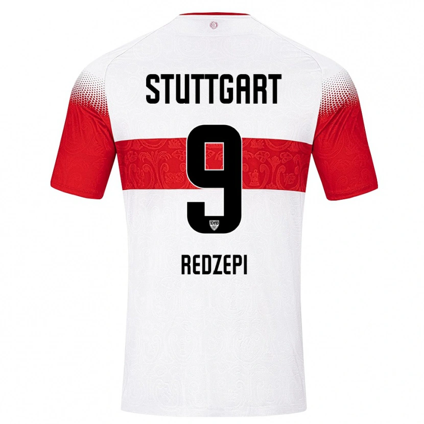 Danxen Dames Enis Redzepi #9 Wit Rood Geel Thuisshirt Thuistenue 2026/27 T-Shirt