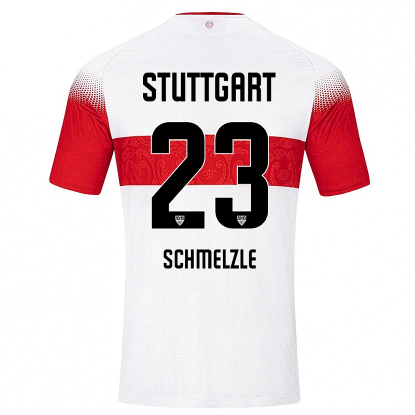 Danxen Dames Marlen Schmelzle #23 Wit Rood Geel Thuisshirt Thuistenue 2026/27 T-Shirt