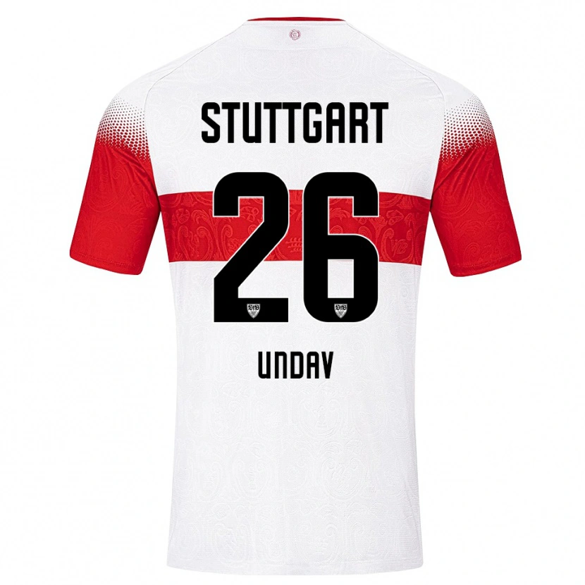 Danxen Dames Deniz Undav #26 Wit Rood Geel Thuisshirt Thuistenue 2026/27 T-Shirt