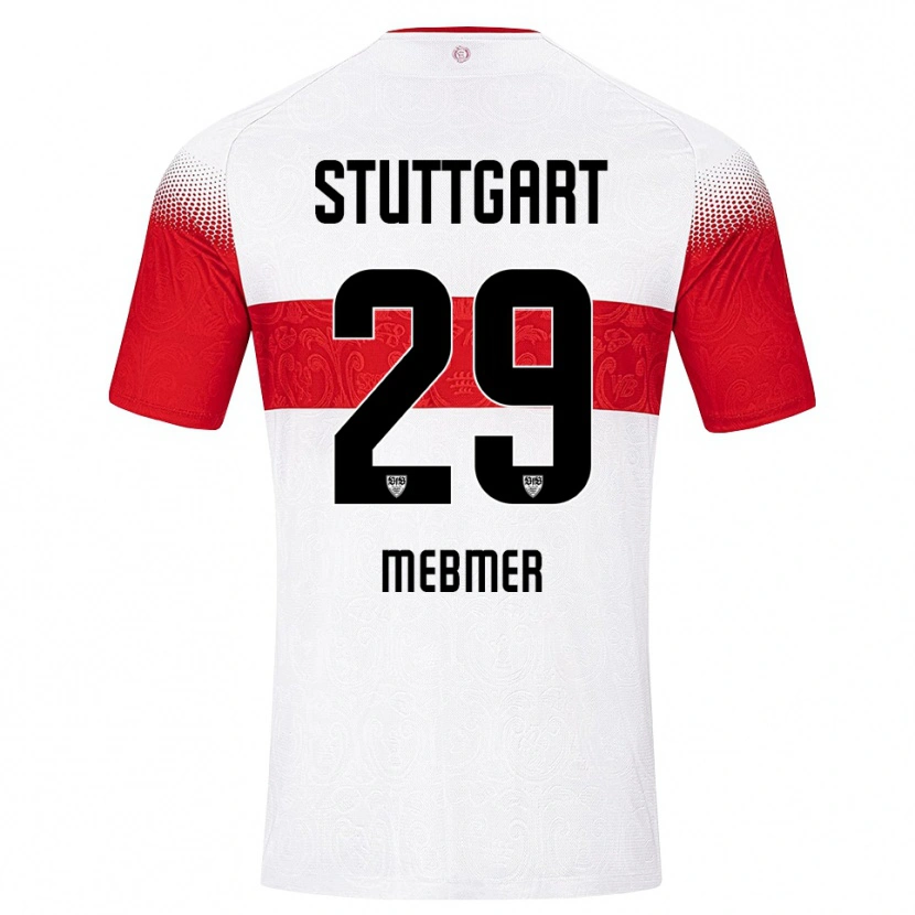 Danxen Dames Meike Meßmer #29 Wit Rood Geel Thuisshirt Thuistenue 2026/27 T-Shirt