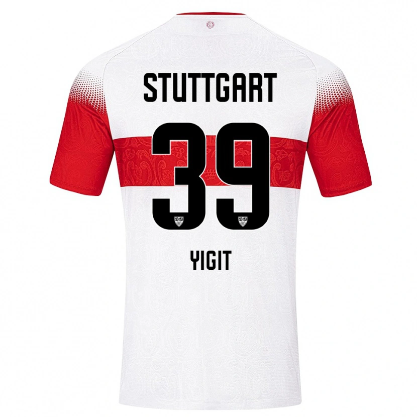 Danxen Dames Ertugrul Yigit #39 Wit Rood Geel Thuisshirt Thuistenue 2026/27 T-Shirt