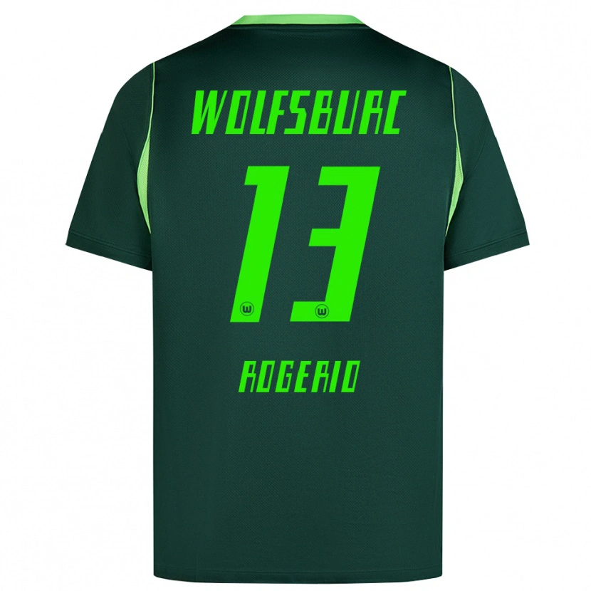 Danxen Dames Rogério Oliveira Da Silva #13 Donkergroen Wit Thuisshirt Thuistenue 2026/27 T-Shirt