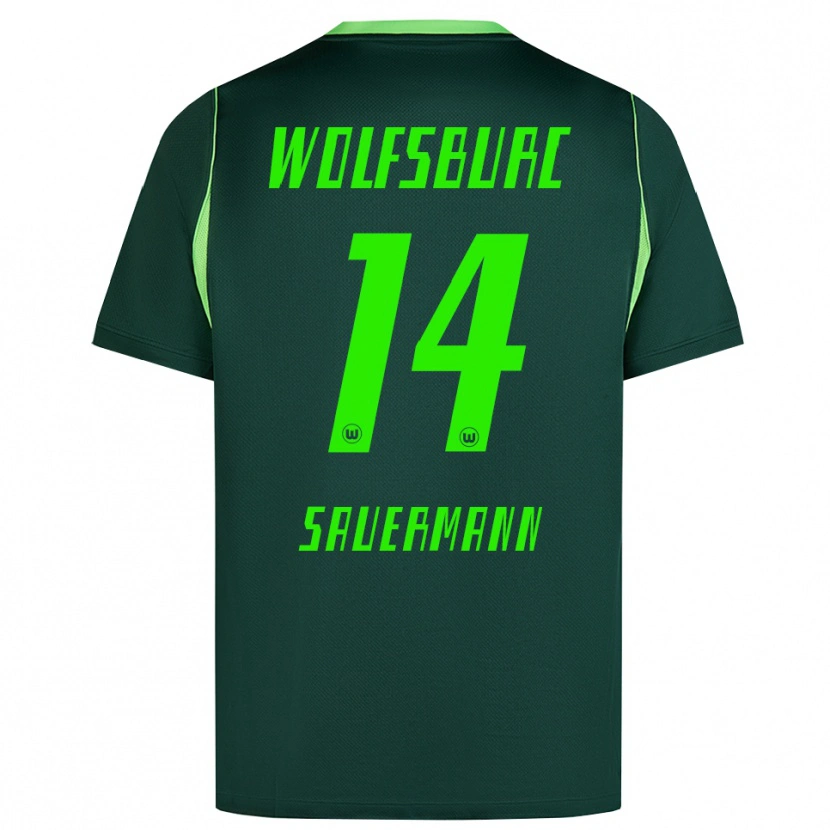 Danxen Dames Carlos Sauermann #14 Donkergroen Wit Thuisshirt Thuistenue 2026/27 T-Shirt