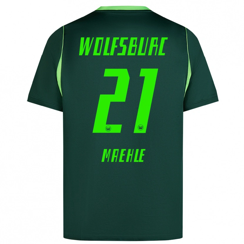 Danxen Dames Joakim Maehle #21 Donkergroen Wit Thuisshirt Thuistenue 2026/27 T-Shirt