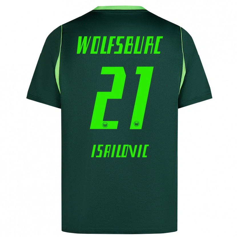 Danxen Dames Nikola Isailovic #21 Donkergroen Wit Thuisshirt Thuistenue 2026/27 T-Shirt