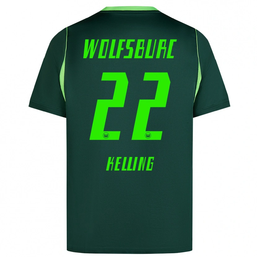 Danxen Dames Lenny Kelling #22 Donkergroen Wit Thuisshirt Thuistenue 2026/27 T-Shirt
