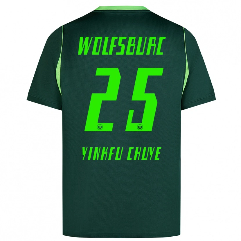 Danxen Dames Miguel Yinkfu Chuye #25 Donkergroen Wit Thuisshirt Thuistenue 2026/27 T-Shirt
