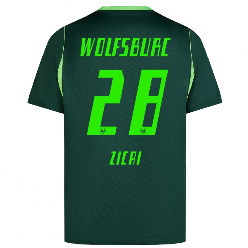 Danxen Dames Cora Zicai #28 Donkergroen Wit Thuisshirt Thuistenue 2026/27 T-Shirt