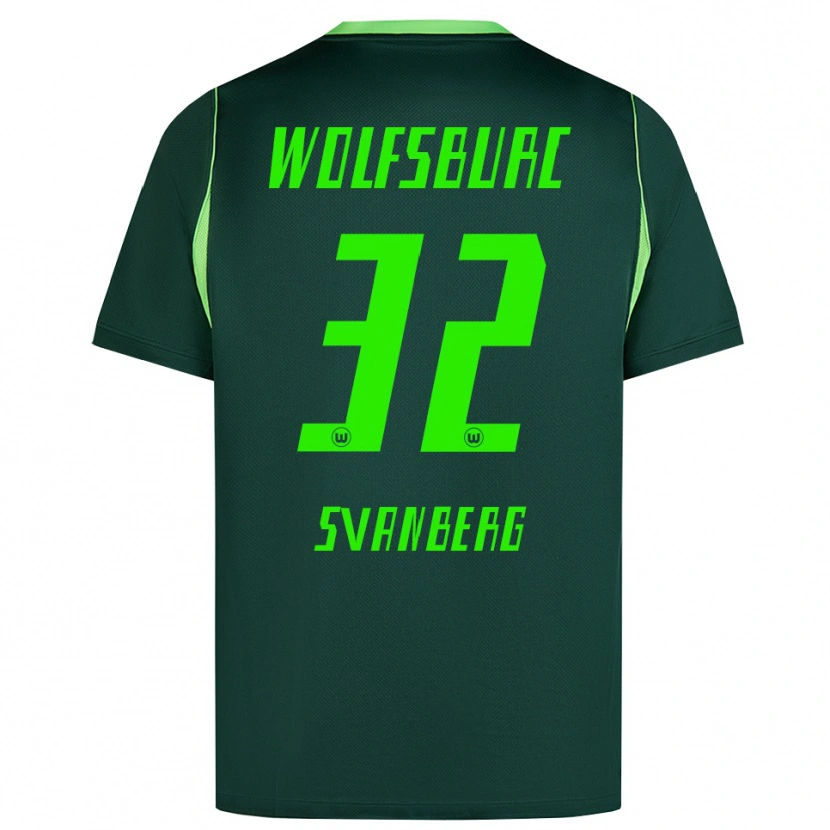 Danxen Dames Mattias Svanberg #32 Donkergroen Wit Thuisshirt Thuistenue 2026/27 T-Shirt