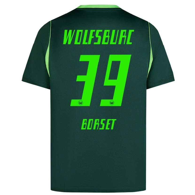 Danxen Dames Anders Rønne Børset #39 Donkergroen Wit Thuisshirt Thuistenue 2026/27 T-Shirt