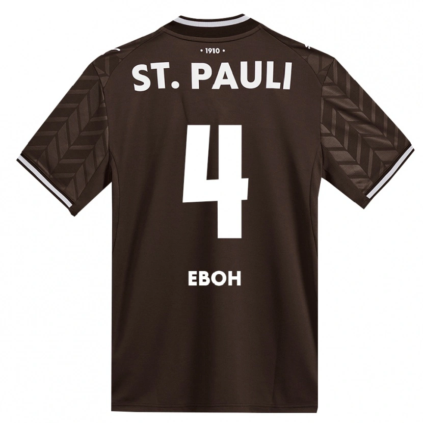 Danxen Dames Emmanuel Eboh #4 Cafe Wit Thuisshirt Thuistenue 2026/27 T-Shirt