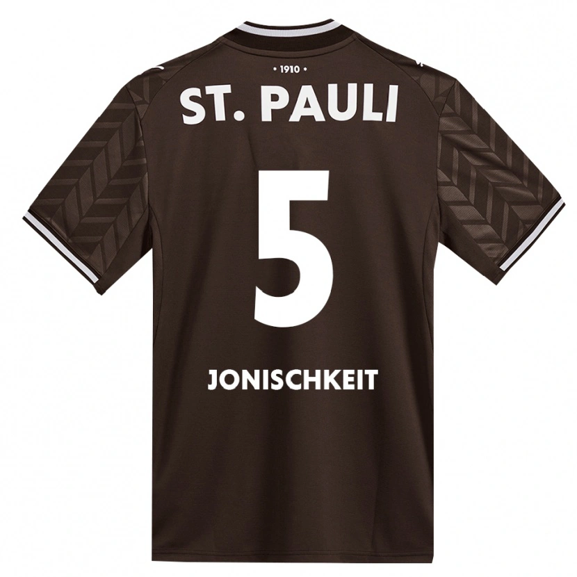 Danxen Dames Jamal Jonischkeit #5 Cafe Wit Thuisshirt Thuistenue 2026/27 T-Shirt