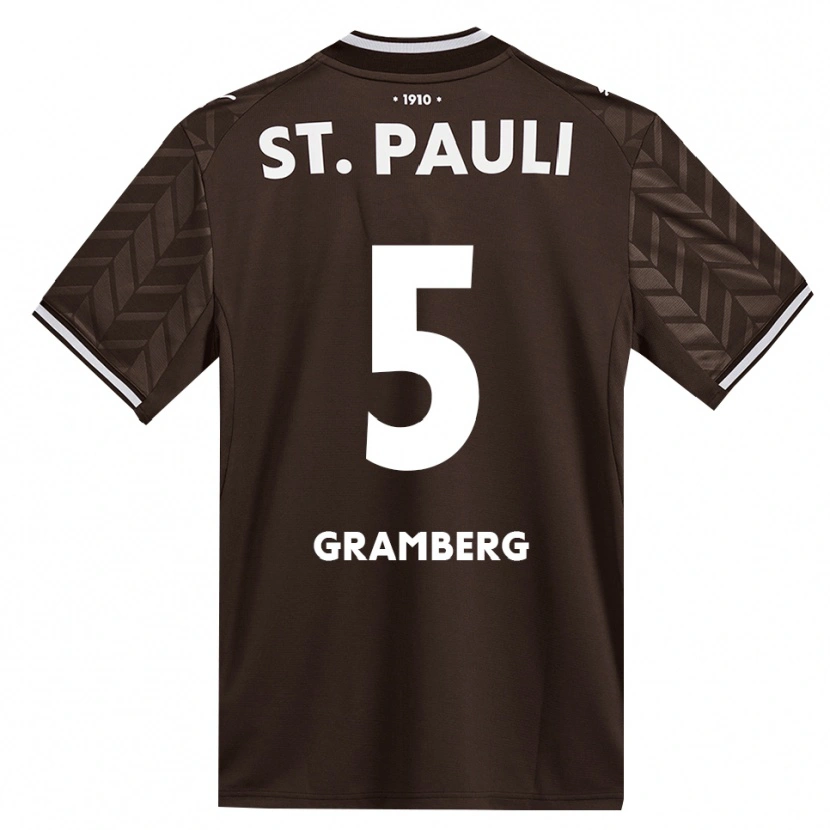 Danxen Dames Jamel Gramberg #5 Cafe Wit Thuisshirt Thuistenue 2026/27 T-Shirt