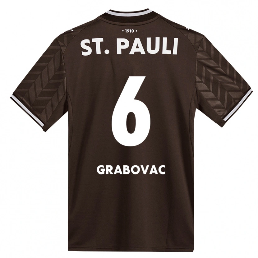 Danxen Dames Danijel Grabovac #6 Cafe Wit Thuisshirt Thuistenue 2026/27 T-Shirt