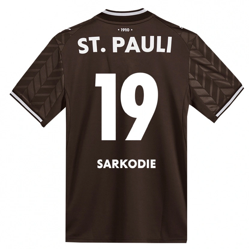 Danxen Dames Joel Sarkodie #19 Cafe Wit Thuisshirt Thuistenue 2026/27 T-Shirt