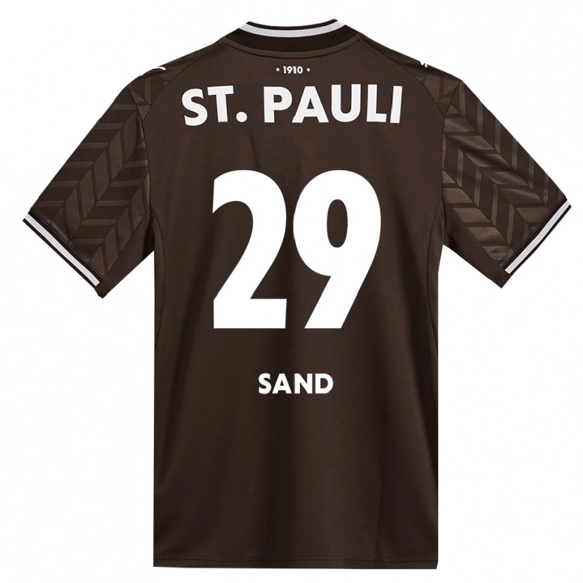 Danxen Dames Christoffer Sand #29 Cafe Wit Thuisshirt Thuistenue 2026/27 T-Shirt