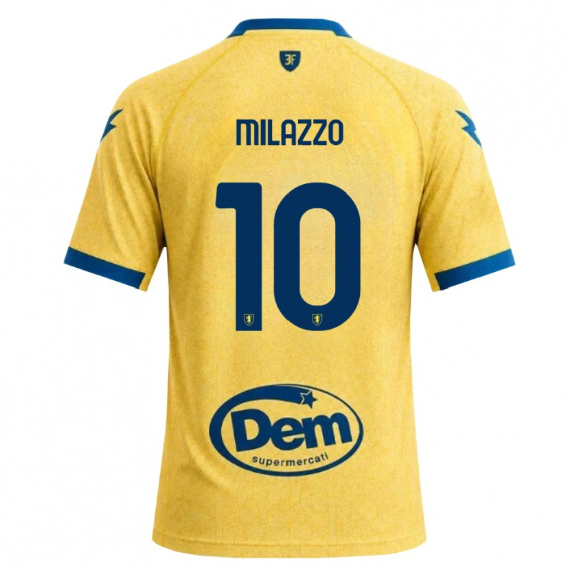 Danxen Dames Simone Milazzo #10 Khaki Zwart Blauw Thuisshirt Thuistenue 2026/27 T-Shirt