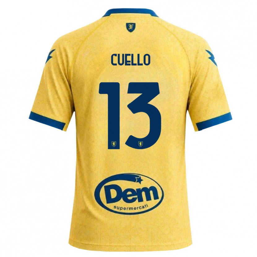 Danxen Dames Gabriel Cuello #13 Khaki Zwart Blauw Thuisshirt Thuistenue 2026/27 T-Shirt