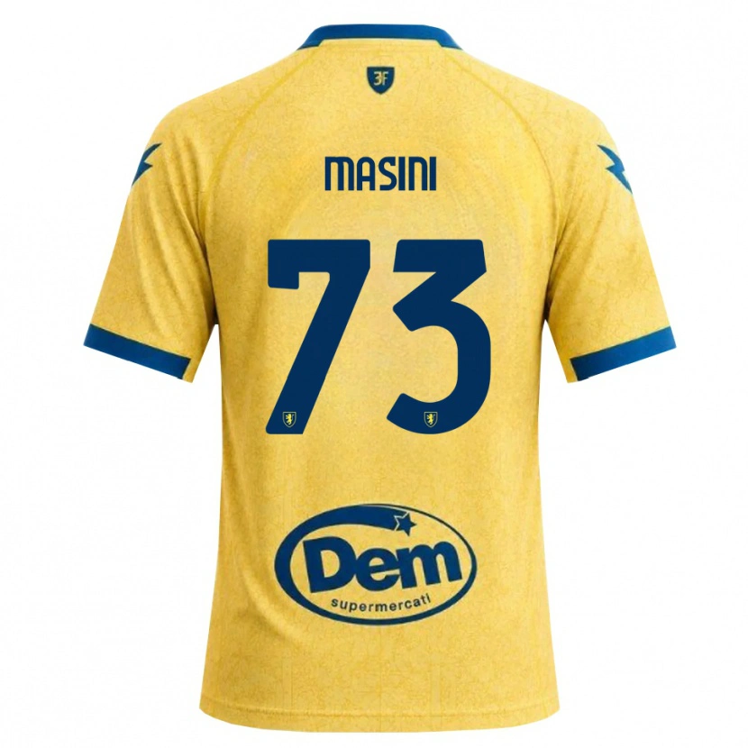 Danxen Dames Patrizio Masini #73 Khaki Zwart Blauw Thuisshirt Thuistenue 2026/27 T-Shirt