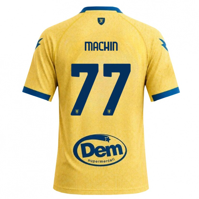 Danxen Dames José Machín #77 Khaki Zwart Blauw Thuisshirt Thuistenue 2026/27 T-Shirt
