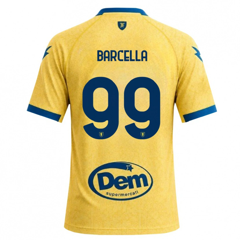 Danxen Dames Kevin Barcella #99 Khaki Zwart Blauw Thuisshirt Thuistenue 2026/27 T-Shirt
