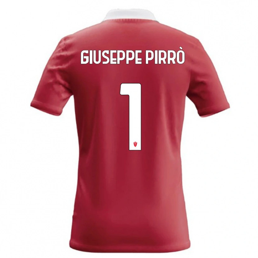 Danxen Dames Marco Giuseppe Pirrò #1 Rood Wit Thuisshirt Thuistenue 2026/27 T-Shirt