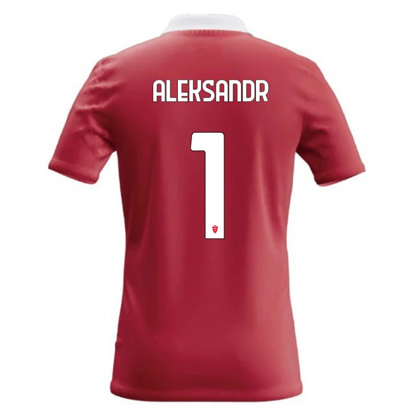 Danxen Dames Aleksandr Ballabio #1 Rood Wit Thuisshirt Thuistenue 2026/27 T-Shirt