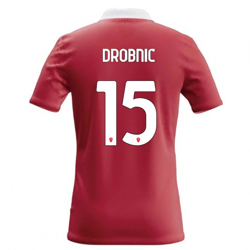 Danxen Dames Matic Drobnic #15 Rood Wit Thuisshirt Thuistenue 2026/27 T-Shirt
