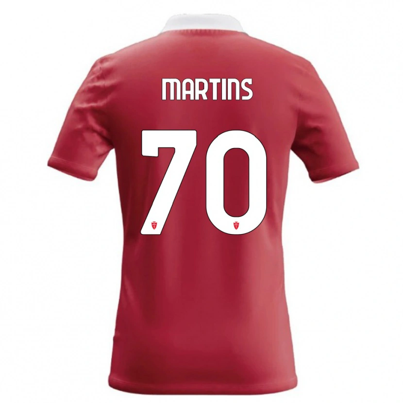 Danxen Dames Kevin Martins #70 Rood Wit Thuisshirt Thuistenue 2026/27 T-Shirt