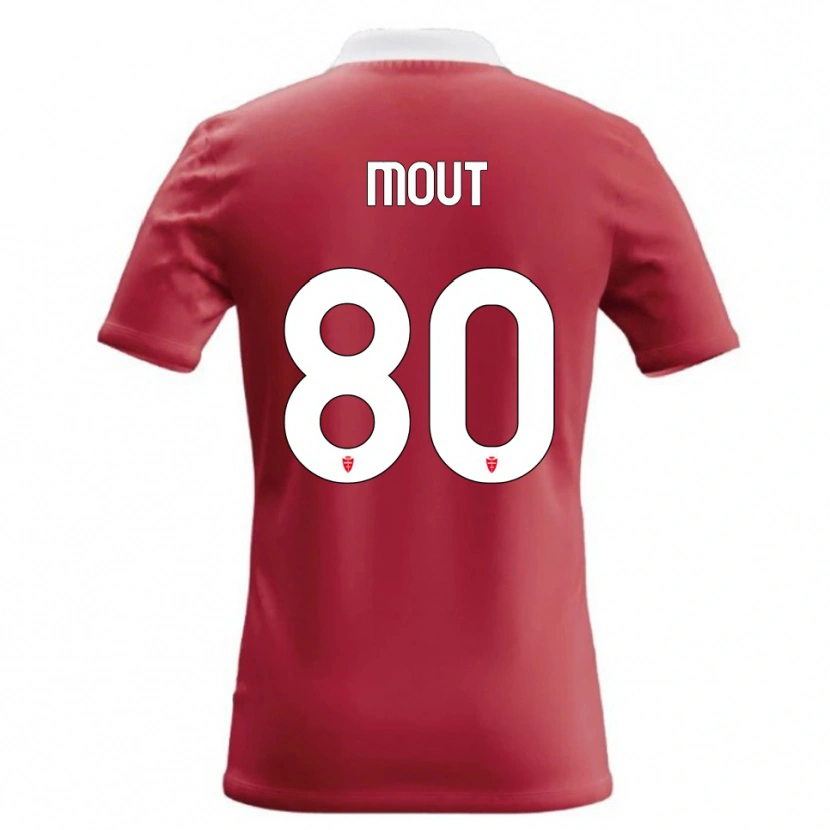 Danxen Dames Mathis Mout #80 Rood Wit Thuisshirt Thuistenue 2026/27 T-Shirt