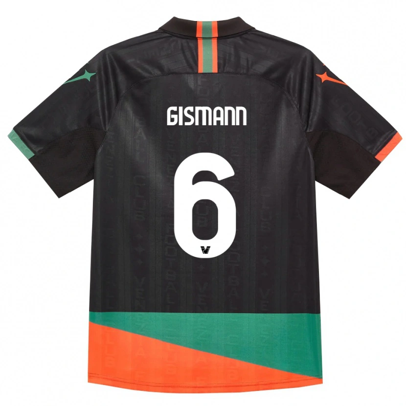 Danxen Dames Lynn Gismann #6 Zwart Oranje Groen Thuisshirt Thuistenue 2026/27 T-Shirt
