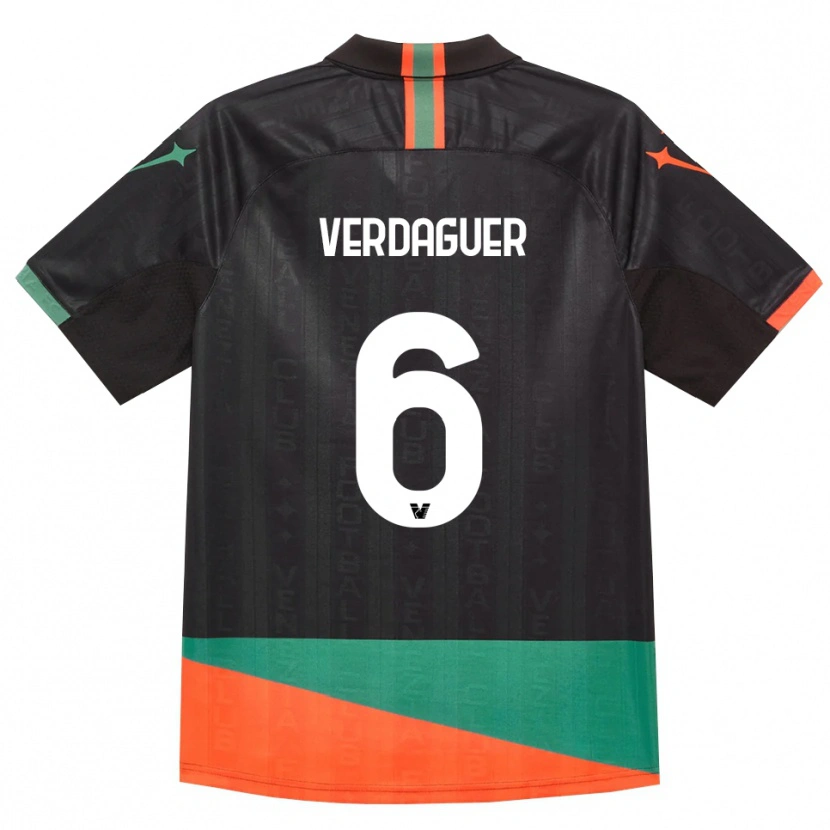 Danxen Dames Judith Verdaguer #6 Zwart Oranje Groen Thuisshirt Thuistenue 2026/27 T-Shirt
