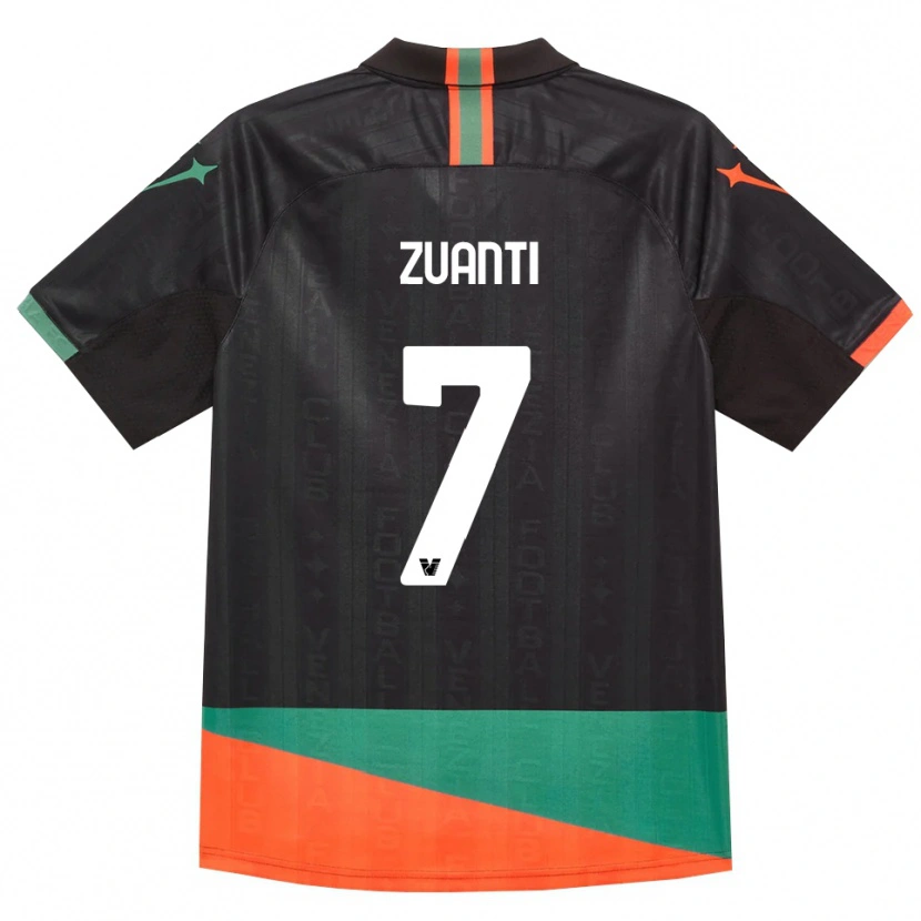 Danxen Dames Alice Zuanti #7 Zwart Oranje Groen Thuisshirt Thuistenue 2026/27 T-Shirt