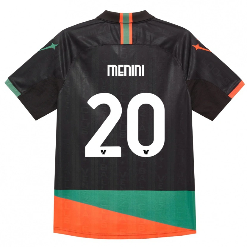 Danxen Dames Alessandra Menini #20 Zwart Oranje Groen Thuisshirt Thuistenue 2026/27 T-Shirt