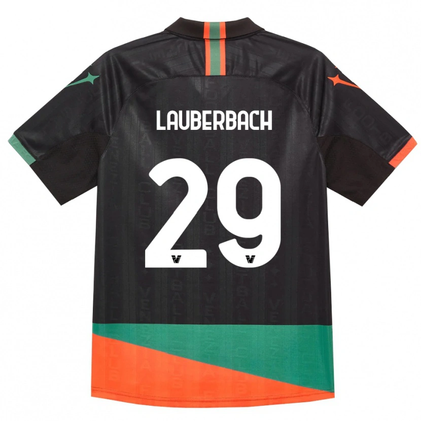 Danxen Dames Lion Lauberbach #29 Zwart Oranje Groen Thuisshirt Thuistenue 2026/27 T-Shirt