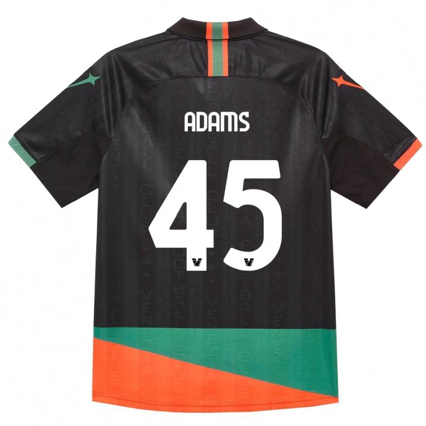 Danxen Dames Akor Adams #45 Zwart Oranje Groen Thuisshirt Thuistenue 2026/27 T-Shirt