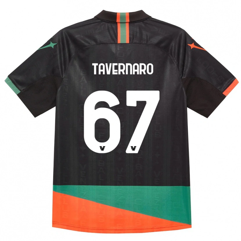 Danxen Dames Federico Tavernaro #67 Zwart Oranje Groen Thuisshirt Thuistenue 2026/27 T-Shirt
