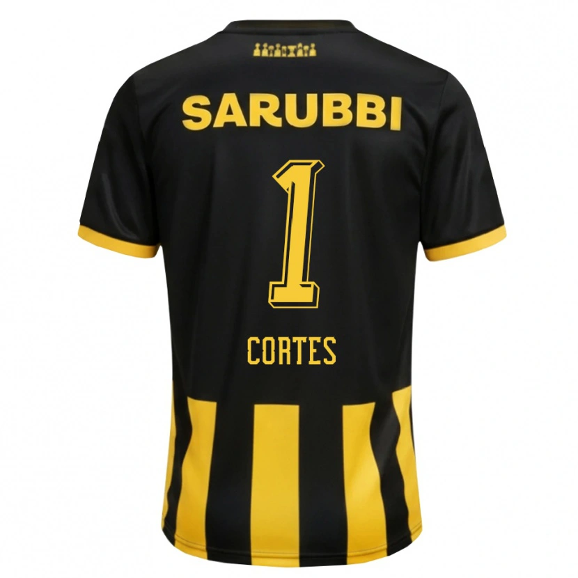 Danxen Dames Brayan Cortés #1 Zwart Geel Thuisshirt Thuistenue 2026/27 T-Shirt