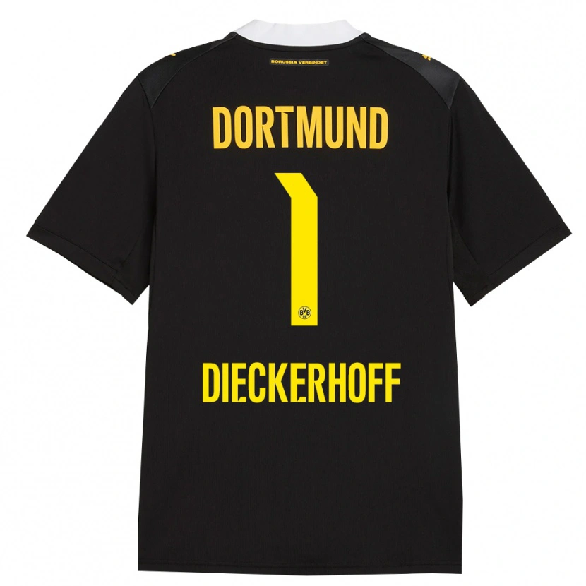 Danxen Dames Max Dieckerhoff #1 Zwart Rood Geel Uitshirt Uittenue 2026/27 T-Shirt